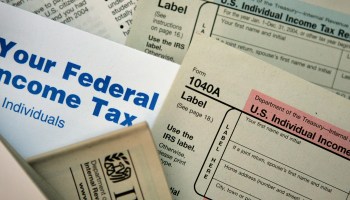 Federal tax forms are distributed at the offices of the Internal Revenue Service Nov. 1, 2005, in Chicago, Illinois.