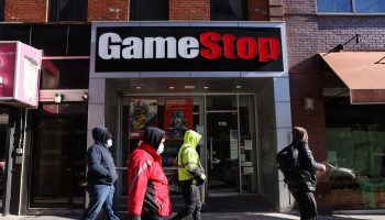 A GameStop store in New York. The retailer's stock, which became a populist battleground, has plunged in recent trading sessions.