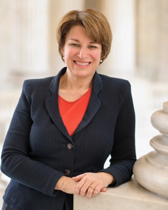 A photo of Democratic Senator Amy Klobuchar.