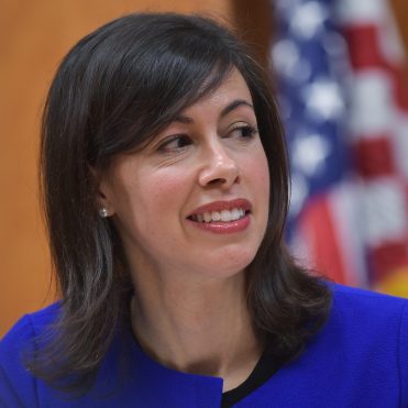 A photo of acting chairwoman of the FCC Jessica Rosenworcel.