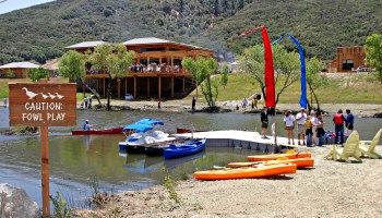 A summer camp in Lake Hughes, California.
