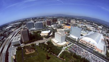 The city of San Jose sprawls through California's Silicon Valley.