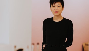 Diana Wang, photographed in the store she now owns in Ohio, Fine Feather.