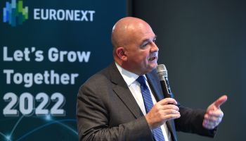 Euronext CEO and chairman Stéphane Boujnah in Paris on October 10, 2019.