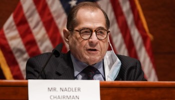 House Judiciary Committee Chairman Jerrold Nadler, a Democrat from New York speaks at a hearing.
