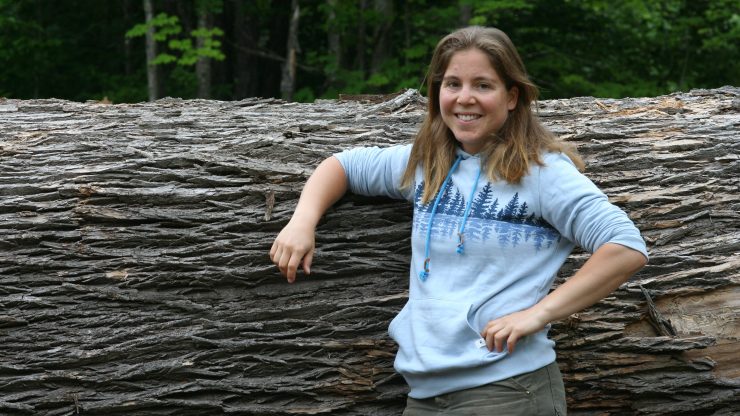 "In the sawmill world, we're probably more like a small organic farm that does wholesale to restaurants," says Katrina Amaral, co-owner of Timberdoodle Farm in New Hampshire.