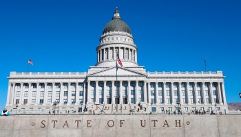 The Utah state capitol building seen on Jan. 17, 2021.