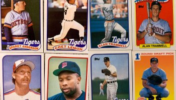 Ken Cameron still has the baseball cards he bought at Downriver Rookie, a now-closed card shop in Lincoln Park, Michigan.