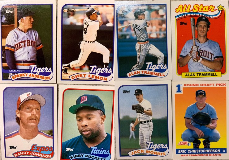 Ken Cameron still has the baseball cards he bought at Downriver Rookie, a now-closed card shop in Lincoln Park, Michigan.