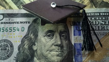 Ben Franklin wears a graduation cap on a $100 bill.