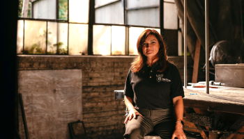 Nieves Longordo, president and owner of Diseños Ornamental Iron in Detroit's Mexicantown, said she's concerned about finding and recruiting younger talent for her shop.