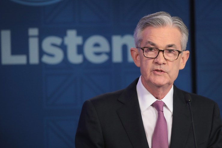 Fed Chair Jerome Powell. The central bank has been keeping interest rates low, but Wendy Edelberg says in the near future it should let the economy "grow on its own two feet."