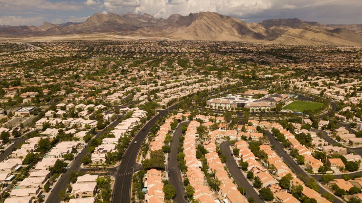 A residential development and golf course in Las Vegas. U.S. homeowners cashed in $63 billion in equity during the second quarter, according to data firm Black Knight.