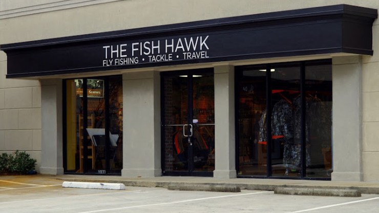 Exterior of the Fish Hawk in Atlanta, GA.