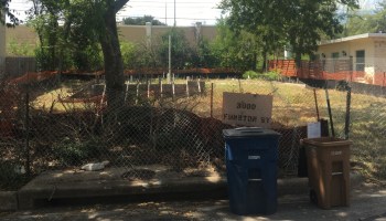 A judge forced the city of Austin to stop construction on a lot it owns at 3000 Funston St. more than a year ago
