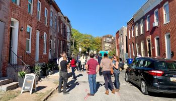 Black Women Build - Baltimore threw a party in October to celebrate the progress on the block.