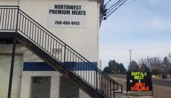The exterior of Northwest Premium Meats in Idaho.