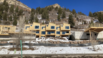 The new Sunnyside affordable housing project built into a Colorado hillside.