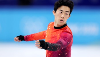 Nathan Chen at the Beijing 2022 Winter Olympic Games.
