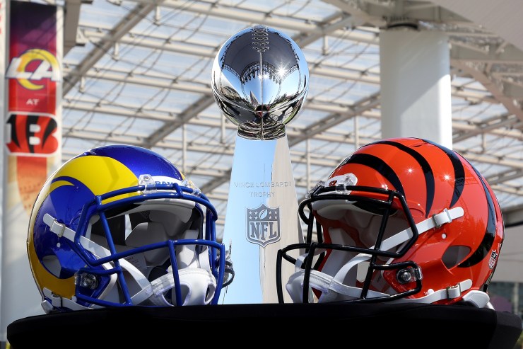 The Los Angeles Rams and Cincinnati Bengals will compete in Sunday's Super Bowl.
