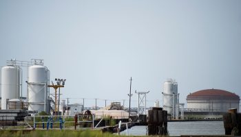 A liquefied natural gas plant in Louisiana.