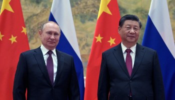 Russian President Vladimir Putin and Chinese President Xi Jinping met in Beijing on Feb. 4.