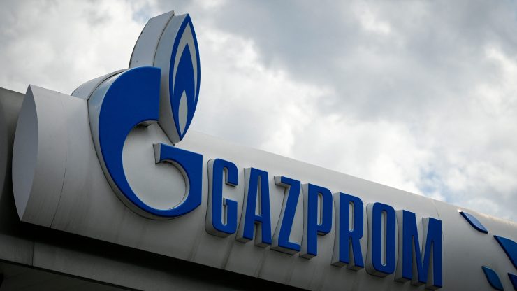 Gazprom sign