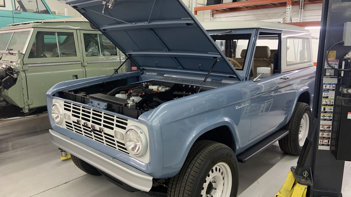 Classic cars are converted into EVs in Southern California