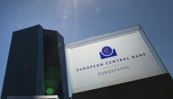 The headquarters of the European Central Bank in Germany.