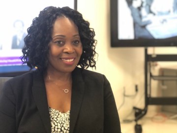 Cassandra Illidge is VP of partnerships at Getty Images and executive director of the new HBCU grants program. She visited NCCU in June 2022 to help oversee the archival process.