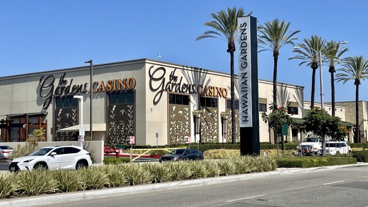 The exterior of The Gardens Casino