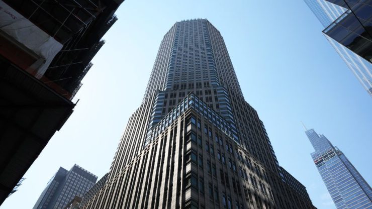The JPMorgan Chase headquarters building in New York City.