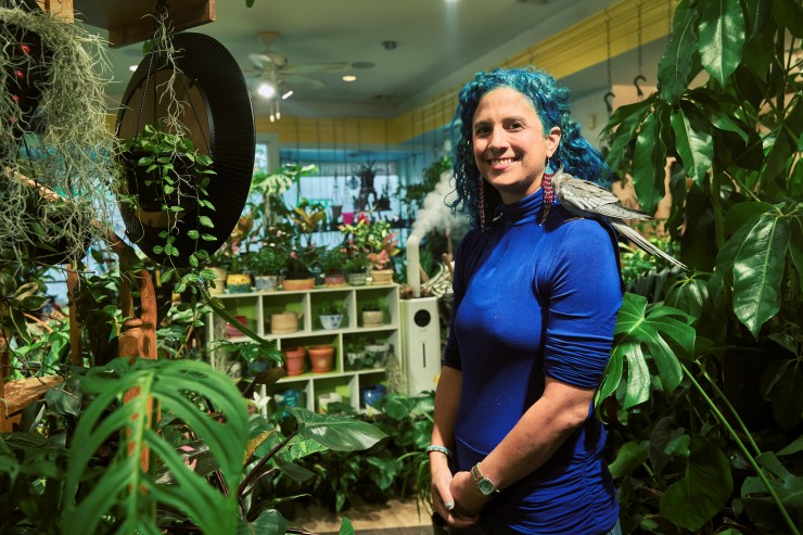 Johanna Dominguez, owner of Put a Plant on It. (Photo by Brandon Watson) 