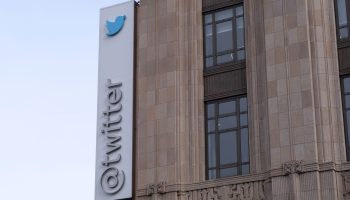 Twitter headquarters signage