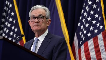 Federal Reserve Board Chairman Jerome Powell speaks during a news conference after a Federal Open Market Committee meeting on December 14, 2022 in Washington, DC.