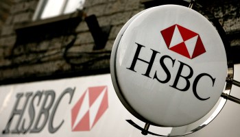 The HSBC logo.