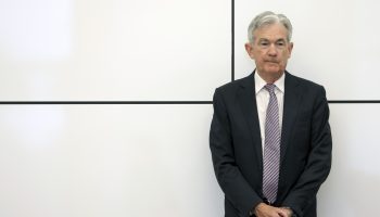 Federal Reserve Chairman Jerome Powell waits to deliver remarks at the Conference on the International Roles of the U.S. Dollar, on June 17, 2022 in Washington, DC.