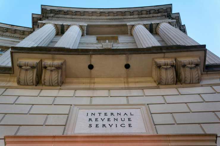 The Internal Revenue Service building.