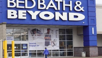 Customers shop at a Bed Bath & Beyond store in Forest Park, Illinois.
