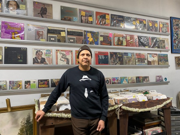 into LA's budding scene for Latin vinyl records -